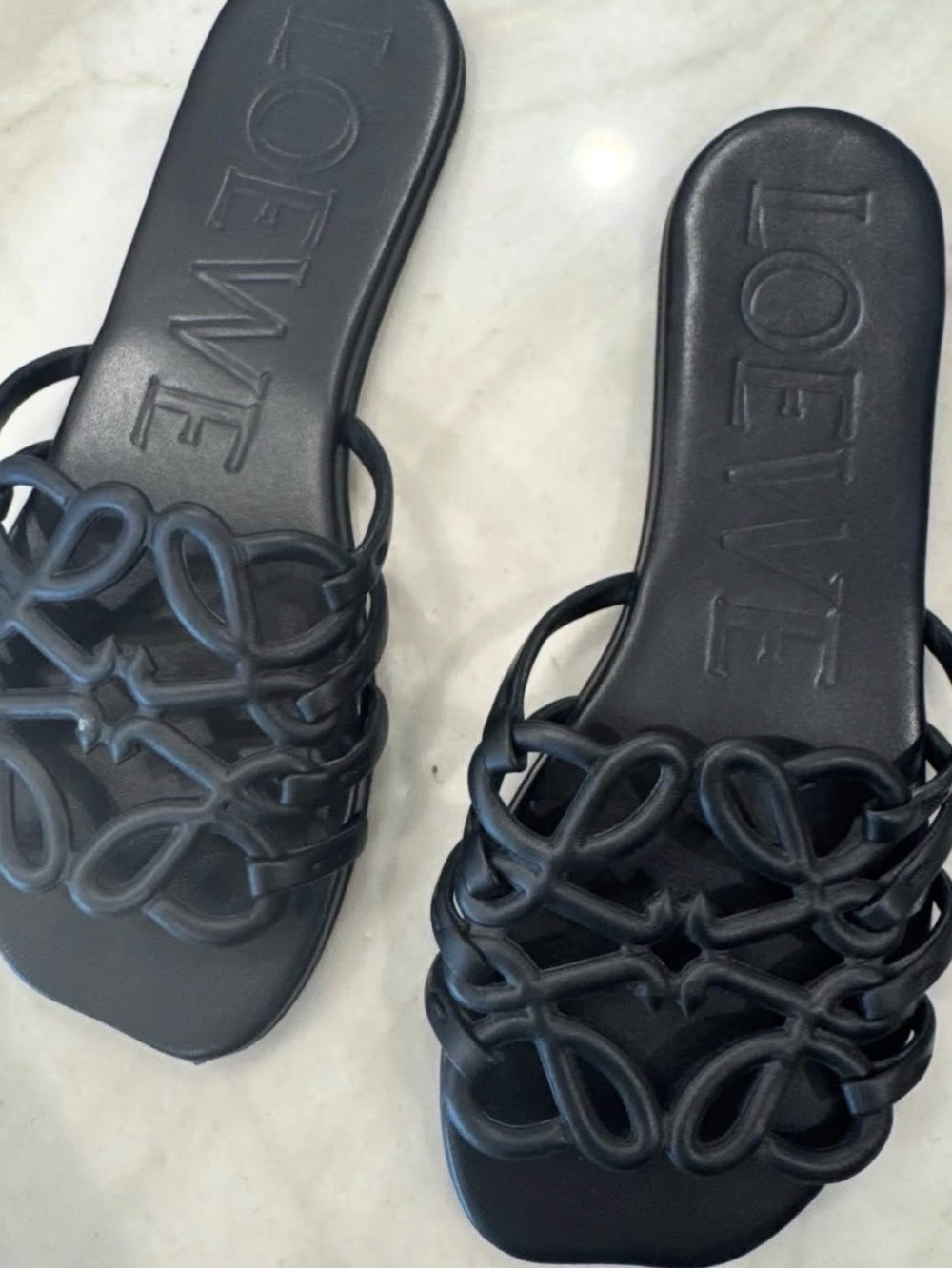 Loewe petal anagram leather sandals - Picture 5 of 7